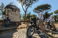 Appia Antica & Catacombs Rome: E-Bike Guided Tour with Private Transfer