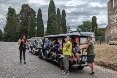 Appian Way: Shared Golf Cart Guided Tour