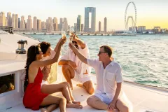 Atlantis & Ain Dubai: 1.5 Hour Afternoon Yacht Tour