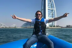 Dubai: 90-Min Speedboat Tour to Burj Al Arab & Atlantis + Ice Cream