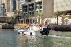 Dubai Marina: 60-Min Sightseeing Boat Tour by Abra Tours