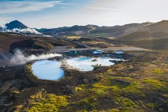 Godafoss Waterfall and Mývatn Nature Baths: Entry + Transfer from Akureyri