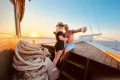 Rhodes: Sunset Cruise with Greek BBQ and Unlimited Drinks